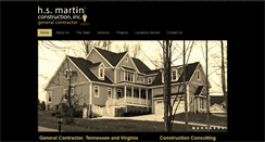 Desktop Screenshot of hsmartinconstruction.com